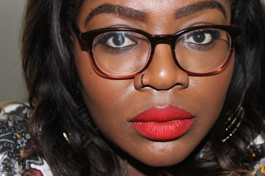 Lime Crime velvetine red velvet dark skin