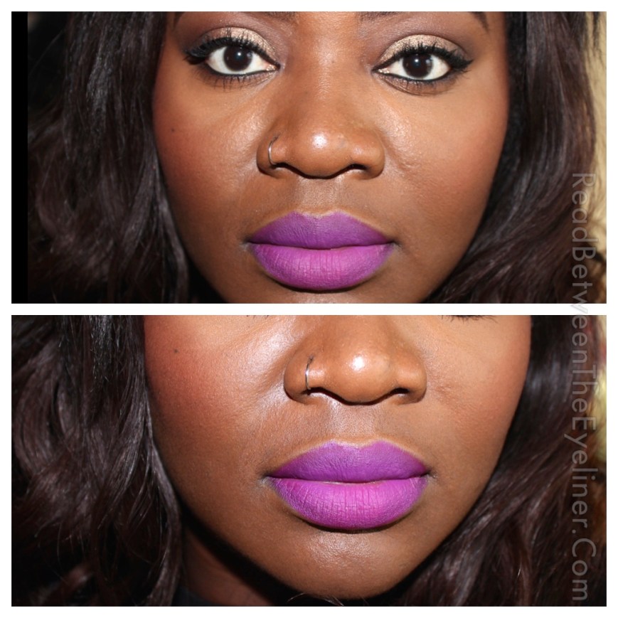 Kat Von D LUV on dark skin