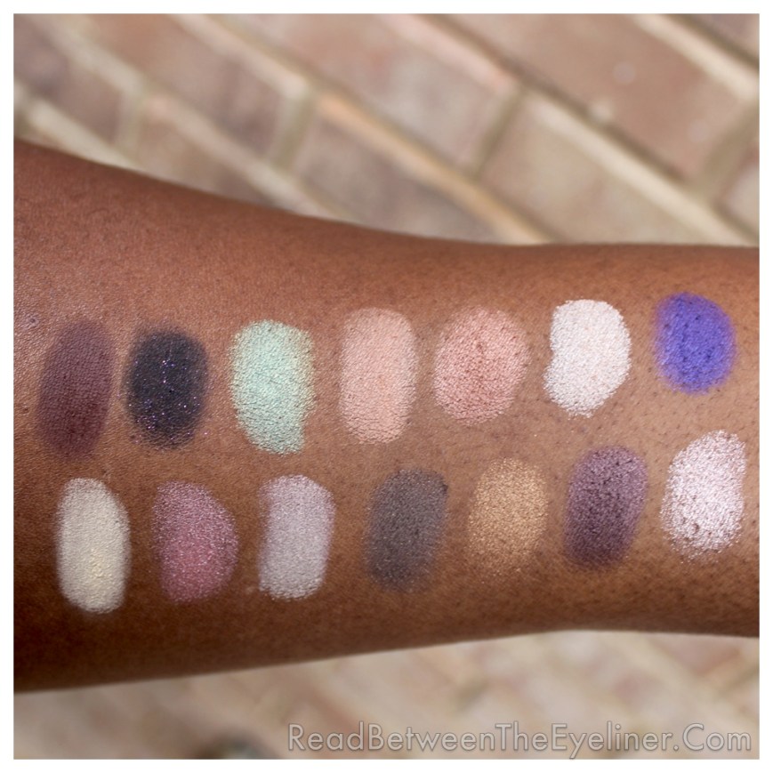 Anastasia Beverly Hills Self made palette dark skin swatch NW45 WOC NC50